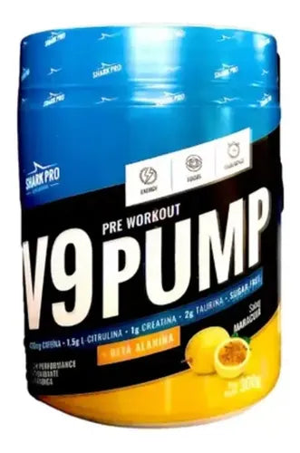 V9 PUMP - PRÉ TREINO 300G - MARACUJA REF 234