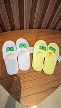PANTUFA FEMININA ABERTA BRASIL REF DKP235 - A UNIDADE