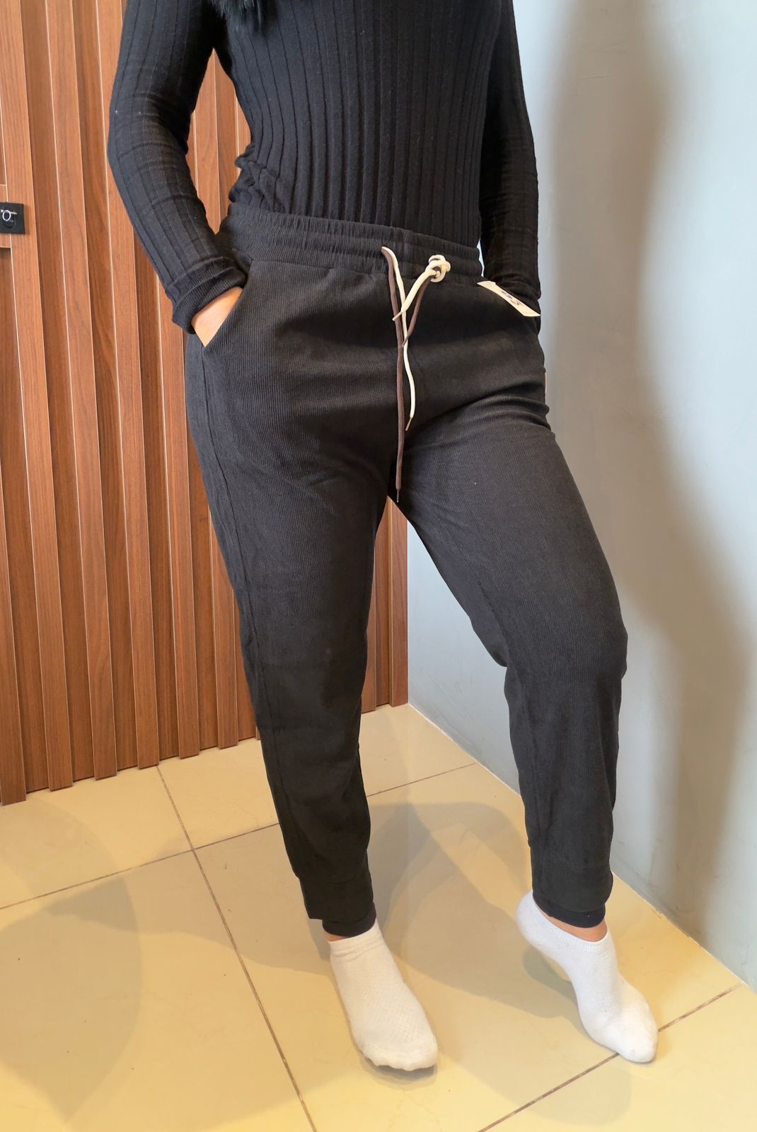 CALÇA INVERNO REF DKPJ077 D&K PRETA