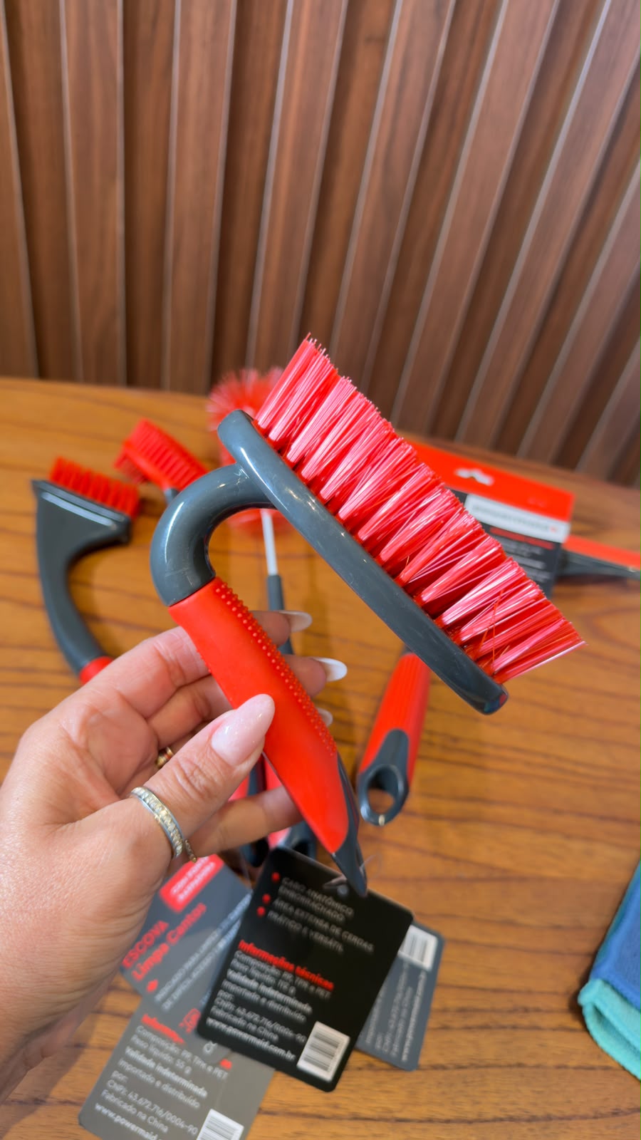 KIT LIMPEZA COM 08 ITENS CAMESA POWERMAID