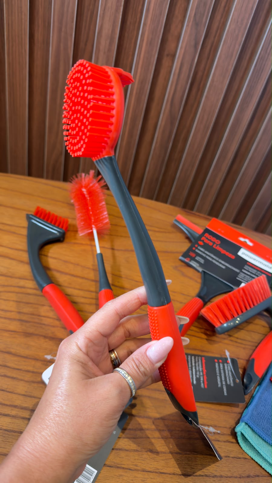 KIT LIMPEZA COM 08 ITENS CAMESA POWERMAID