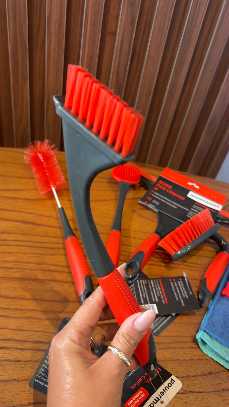 KIT LIMPEZA COM 08 ITENS CAMESA POWERMAID