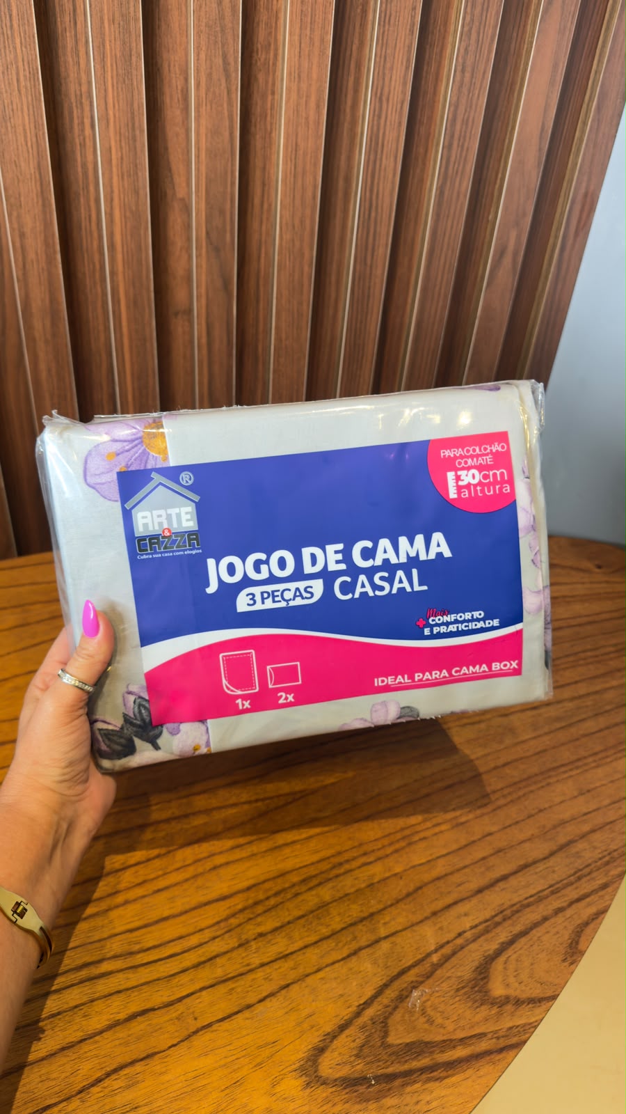 JOGO DE CAMA COLOR ART 3PC  CASAL REF: 700311.0026.2021 ARTECAZZA