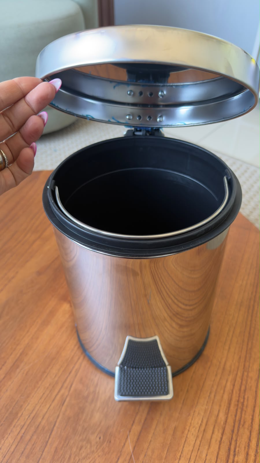 Lixeira de Aço Inox 5L