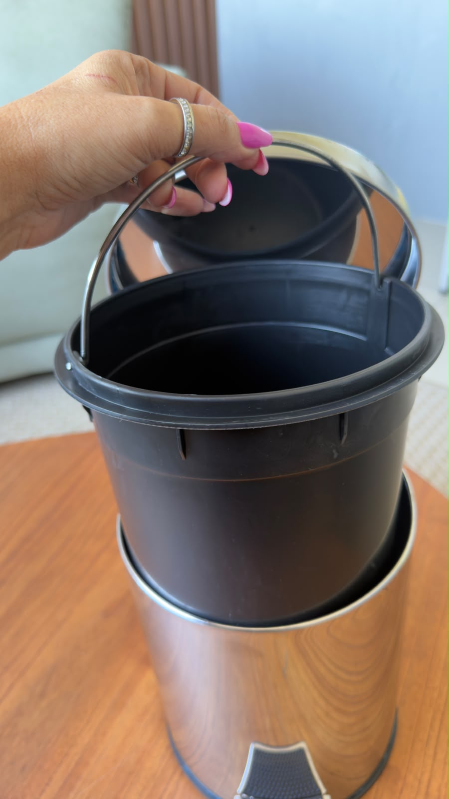 Lixeira de Aço Inox 5L