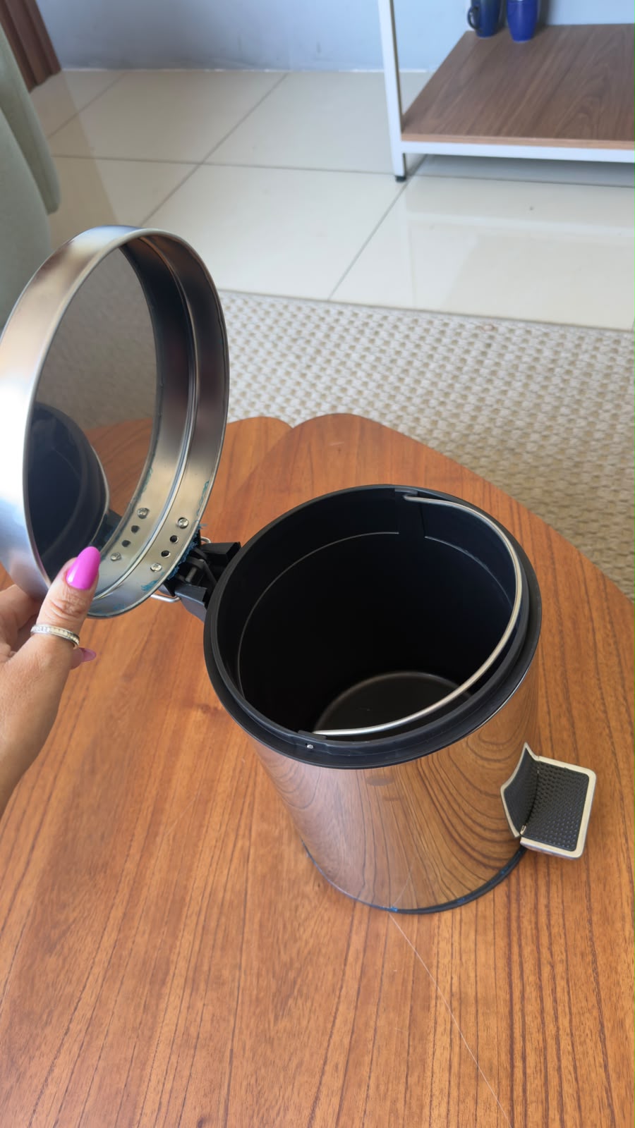 Lixeira de Aço Inox 5L