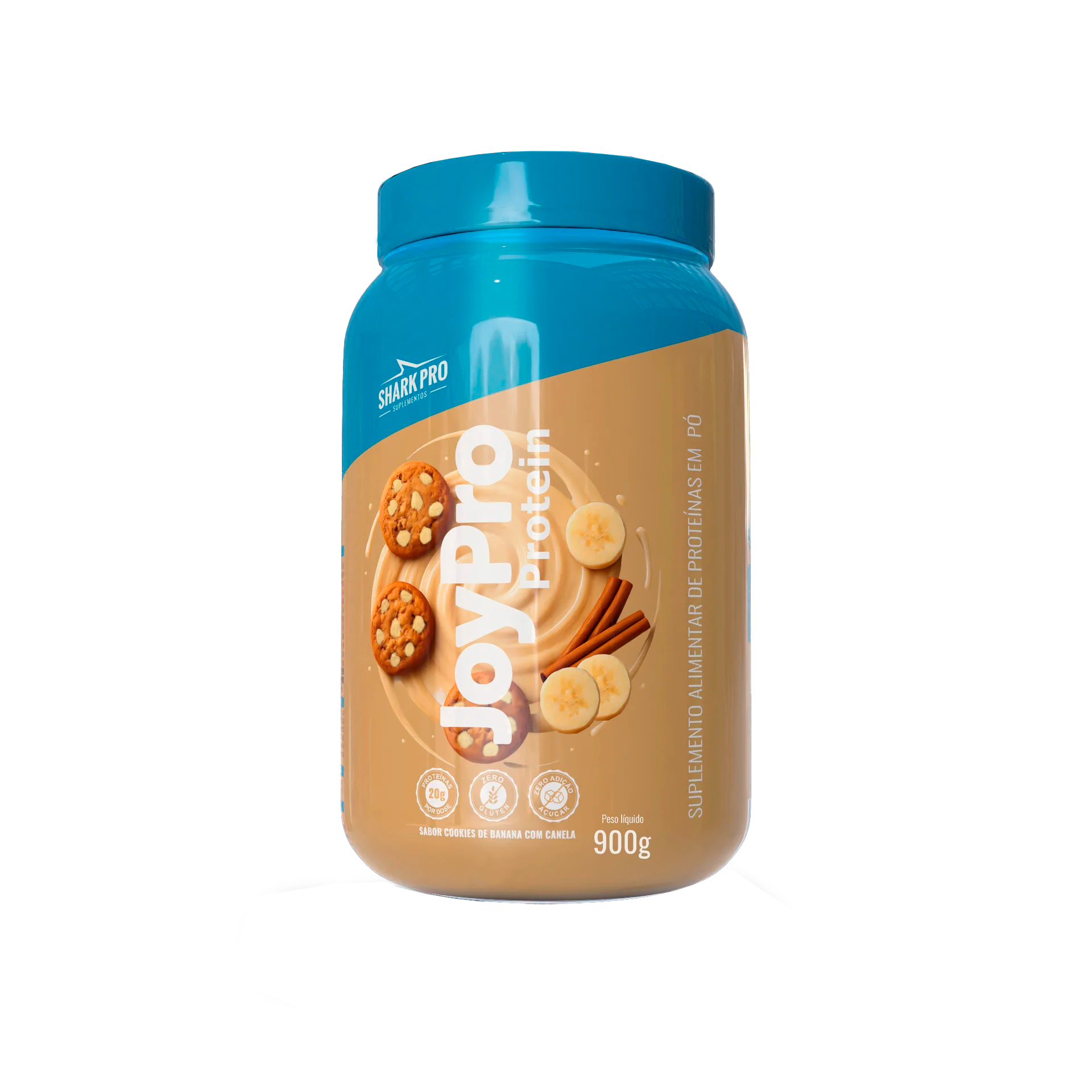 WHEY PROTEIN JOYPRO POTE 900G - COOKIES BANANA  REF 13948