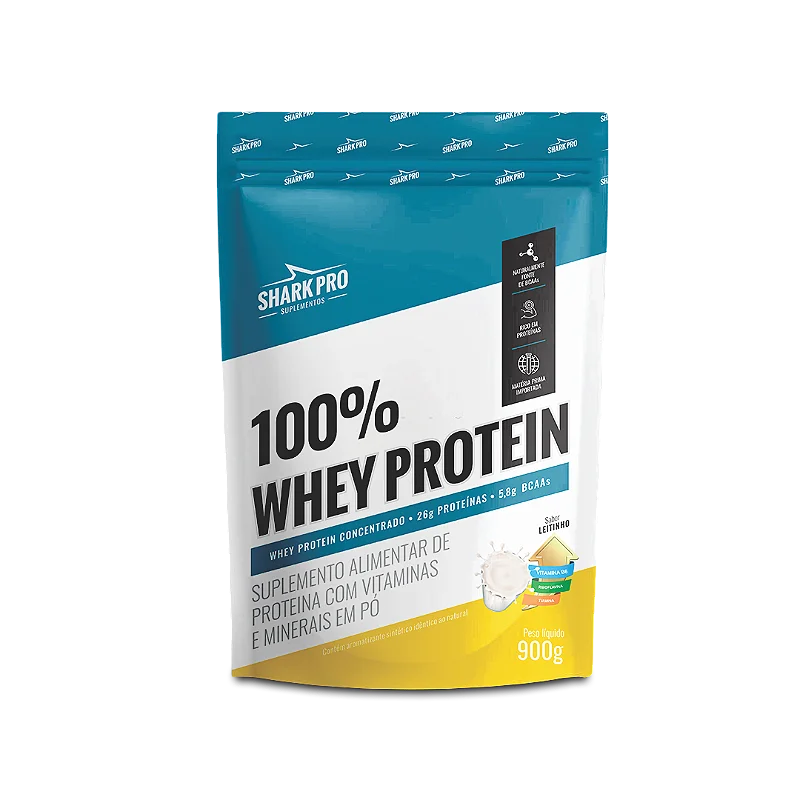 100% WHEY PROTEIN POUCH 900G - LEITINHO REF 12540